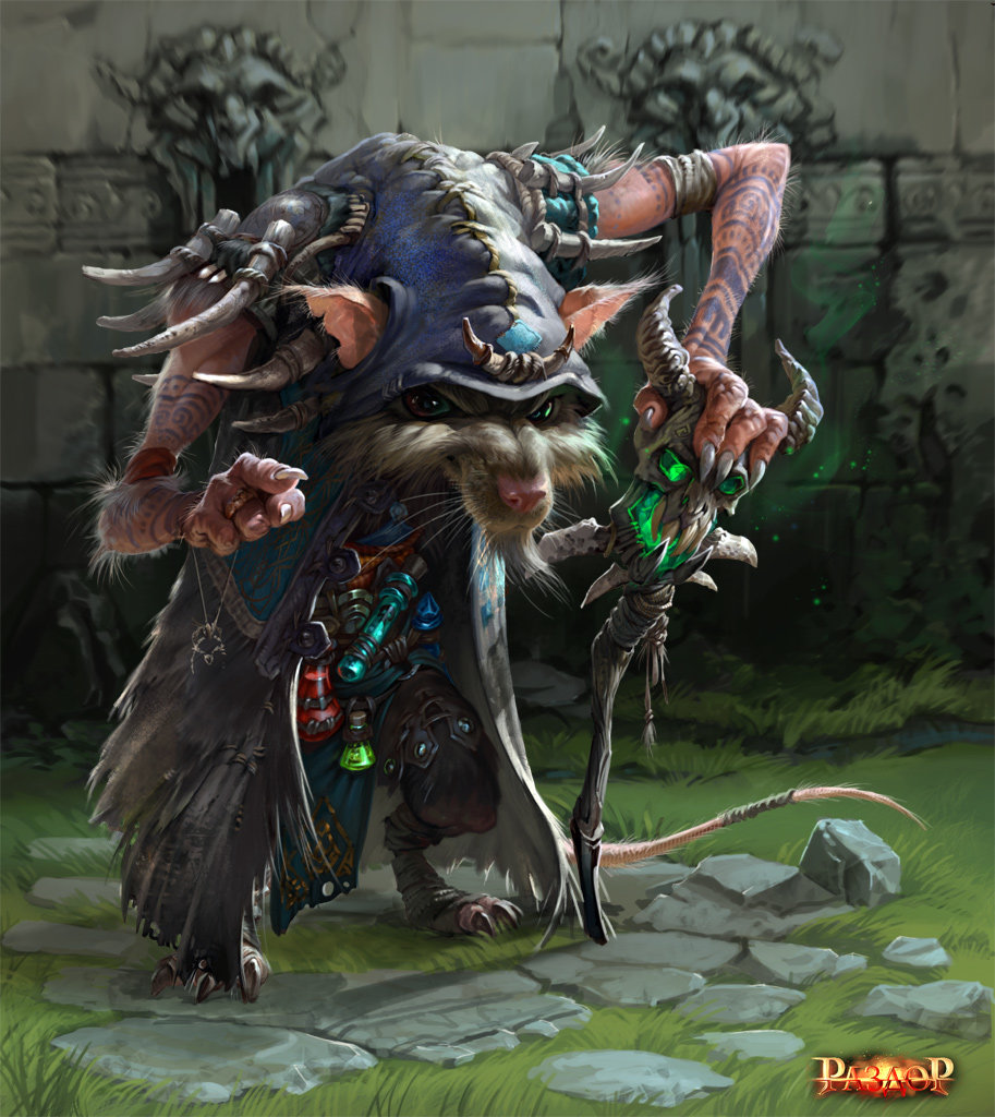 ArtStation - magician rats