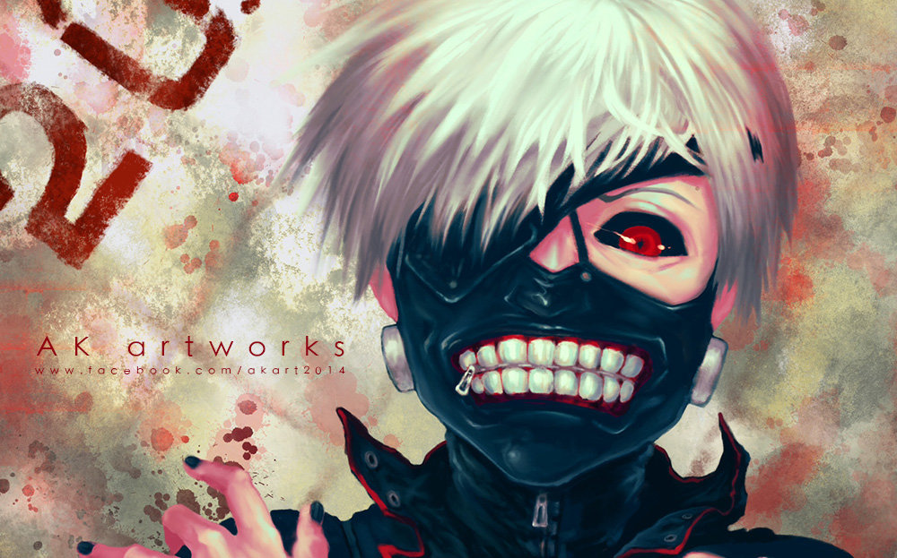 JJK inspired Kaneki wallpaper I made, feel free to use it and share it  wherever you want : r/TokyoGhoul