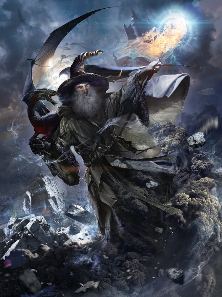 Wizard of the dragons ( dark version )