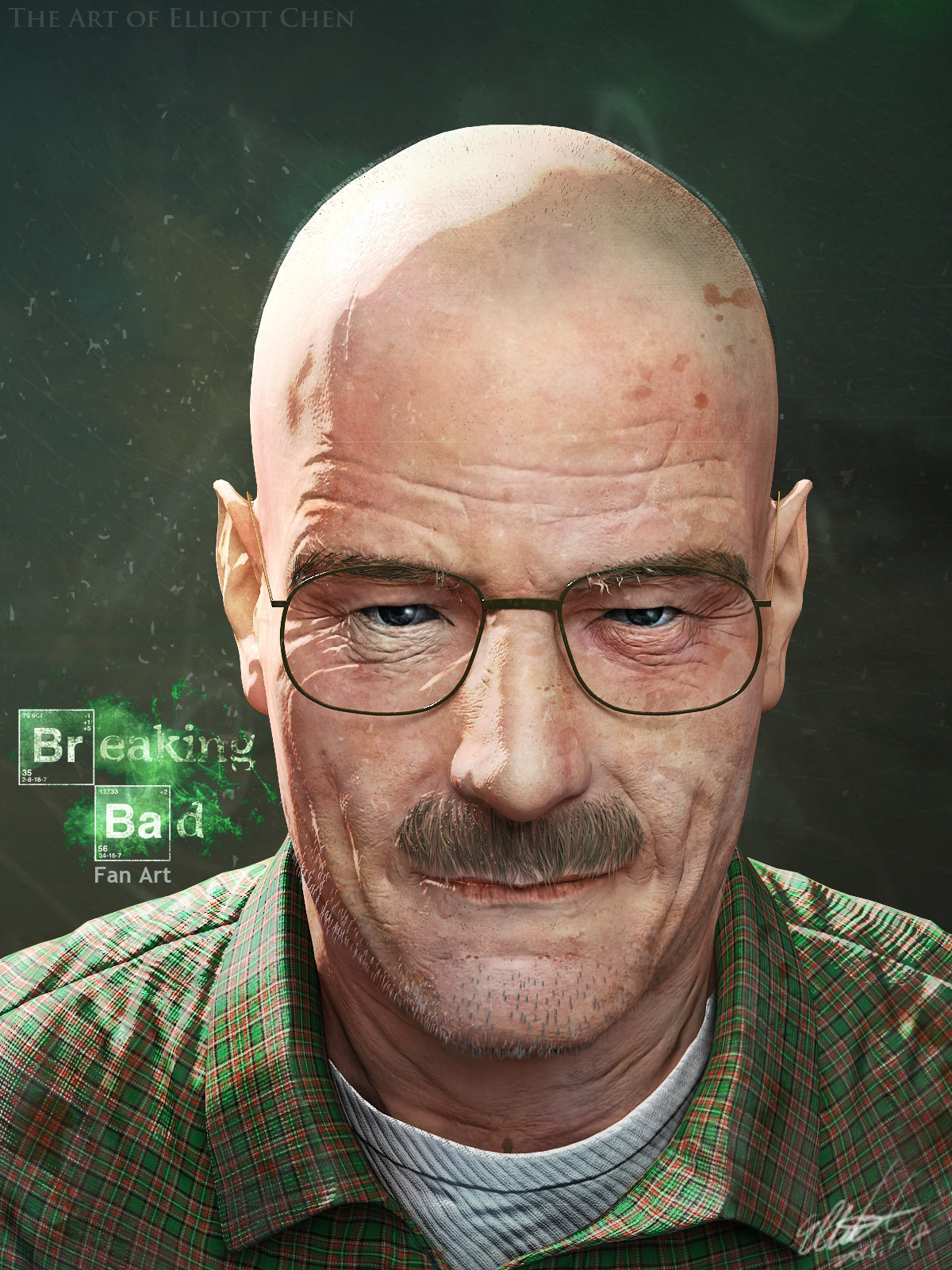 ArtStation - Walt White Fan Art