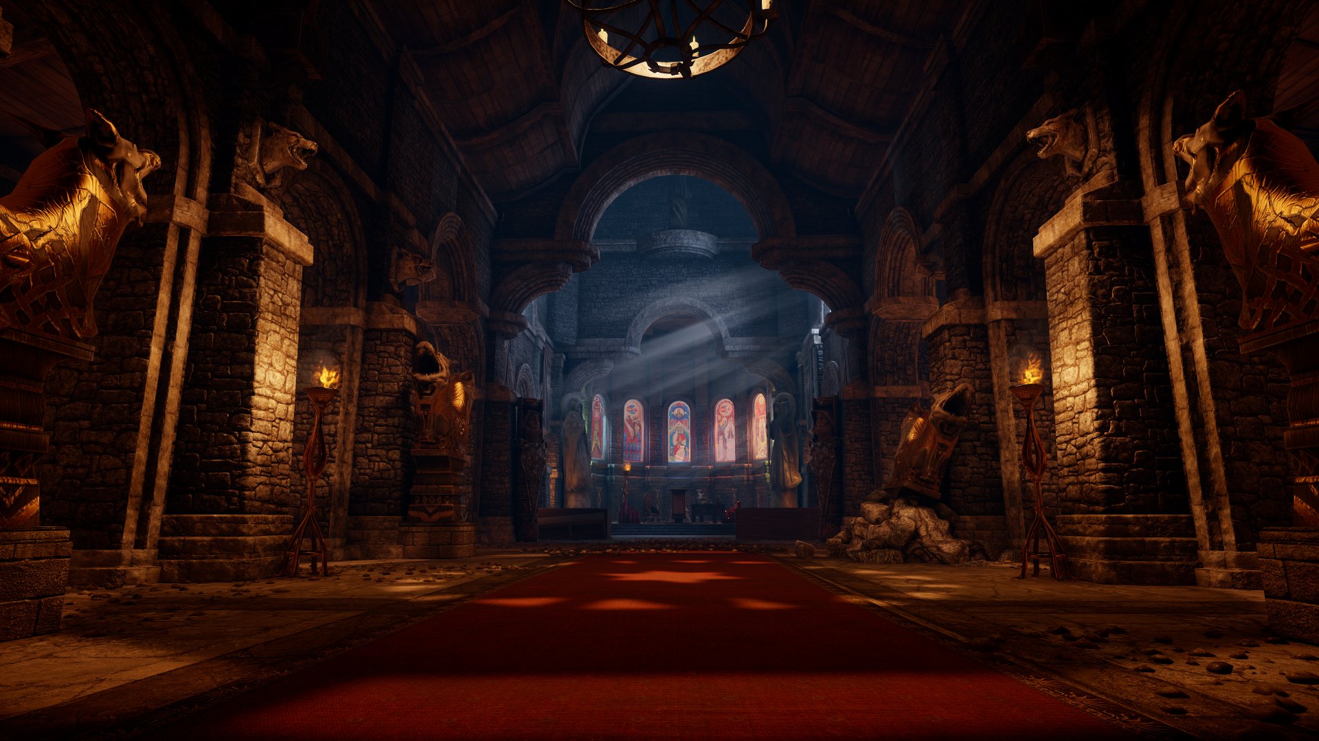 ArtStation Dragon Age Redcliffe Chantry