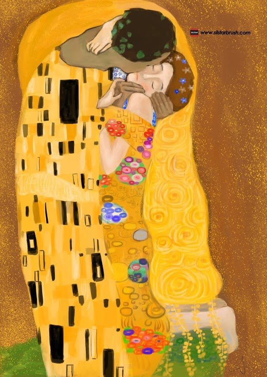 Artstation Imitation Of Gustav Klimt The Kiss Digital