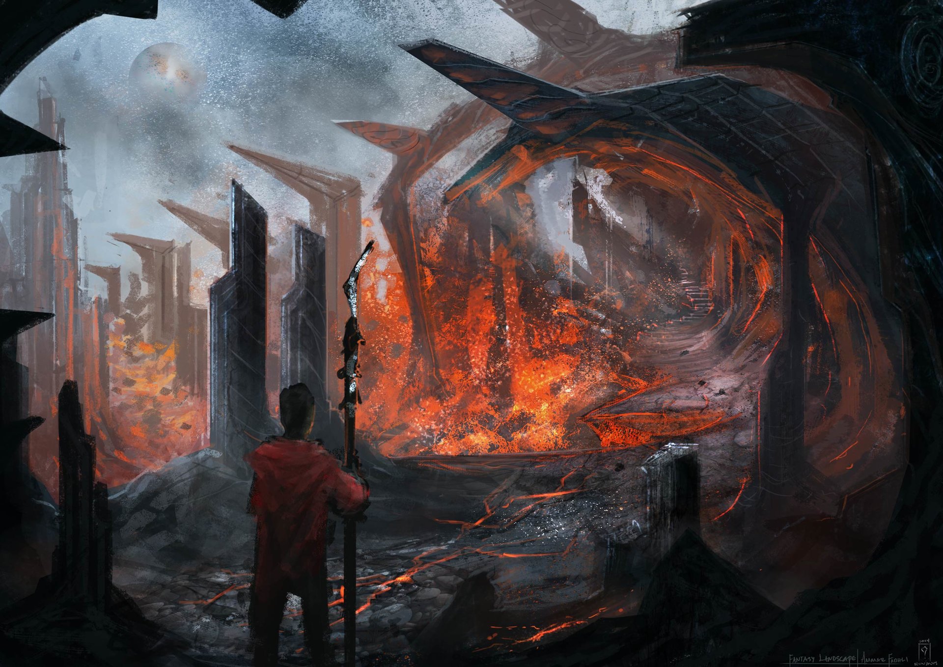 Artstation Lava Lair Ammar Fadhli