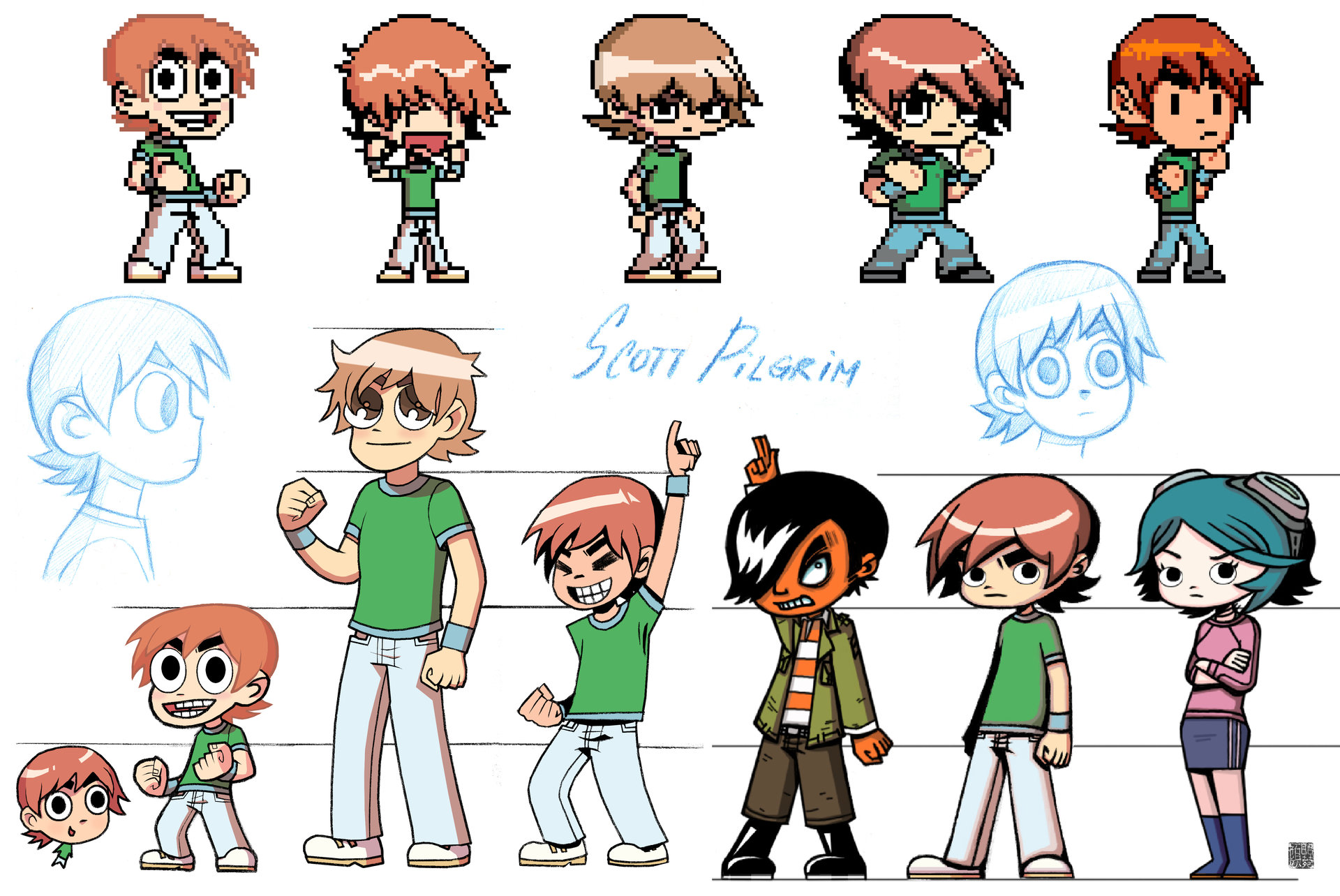 Artstation Scott Pilgrim Vs The World The Game Cindy Cook