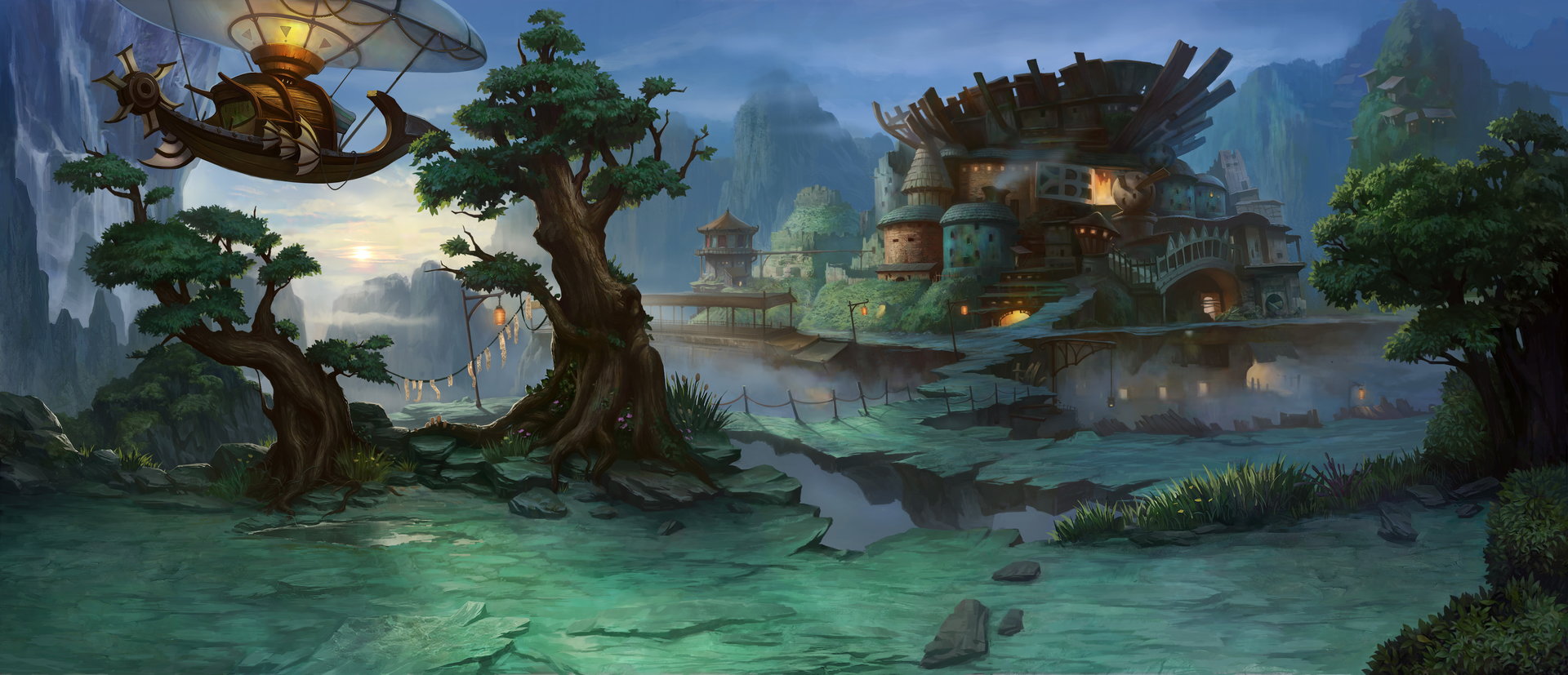 ArtStation Web game BG