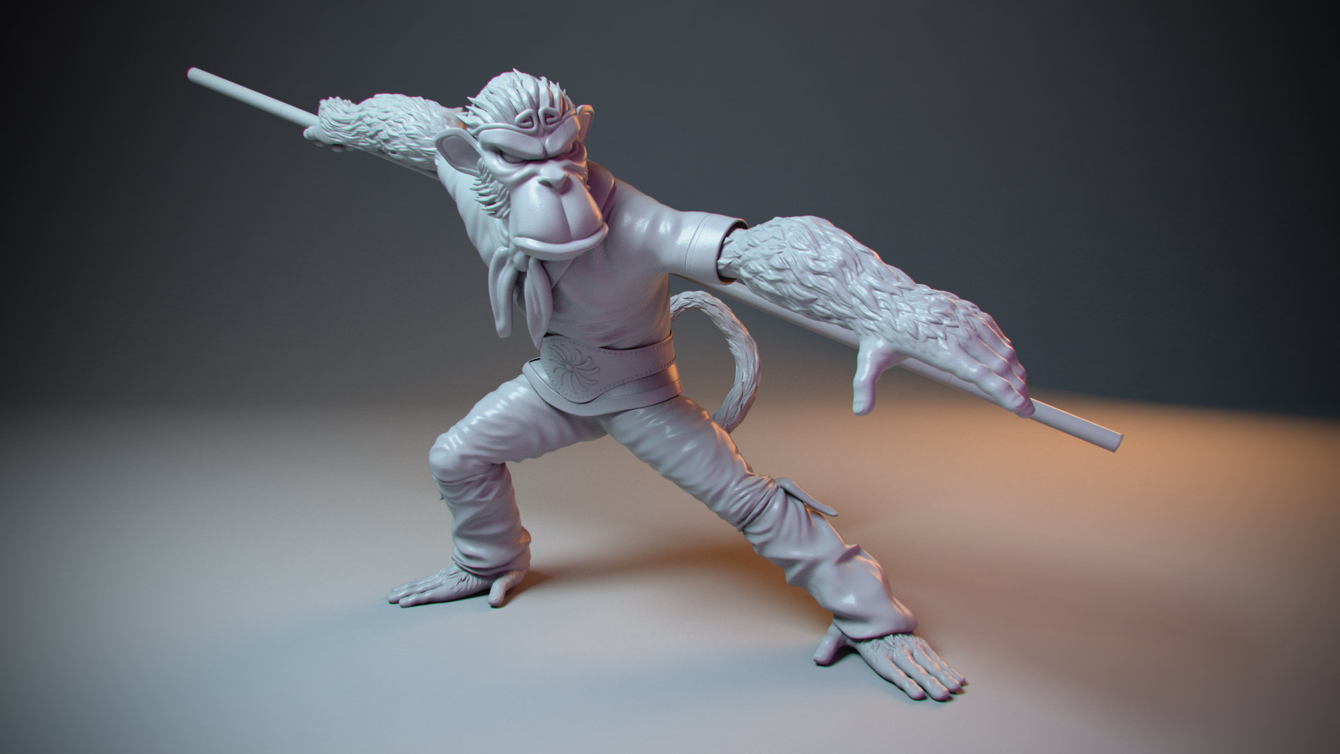 Artstation Sun Wukong Simon Chapman