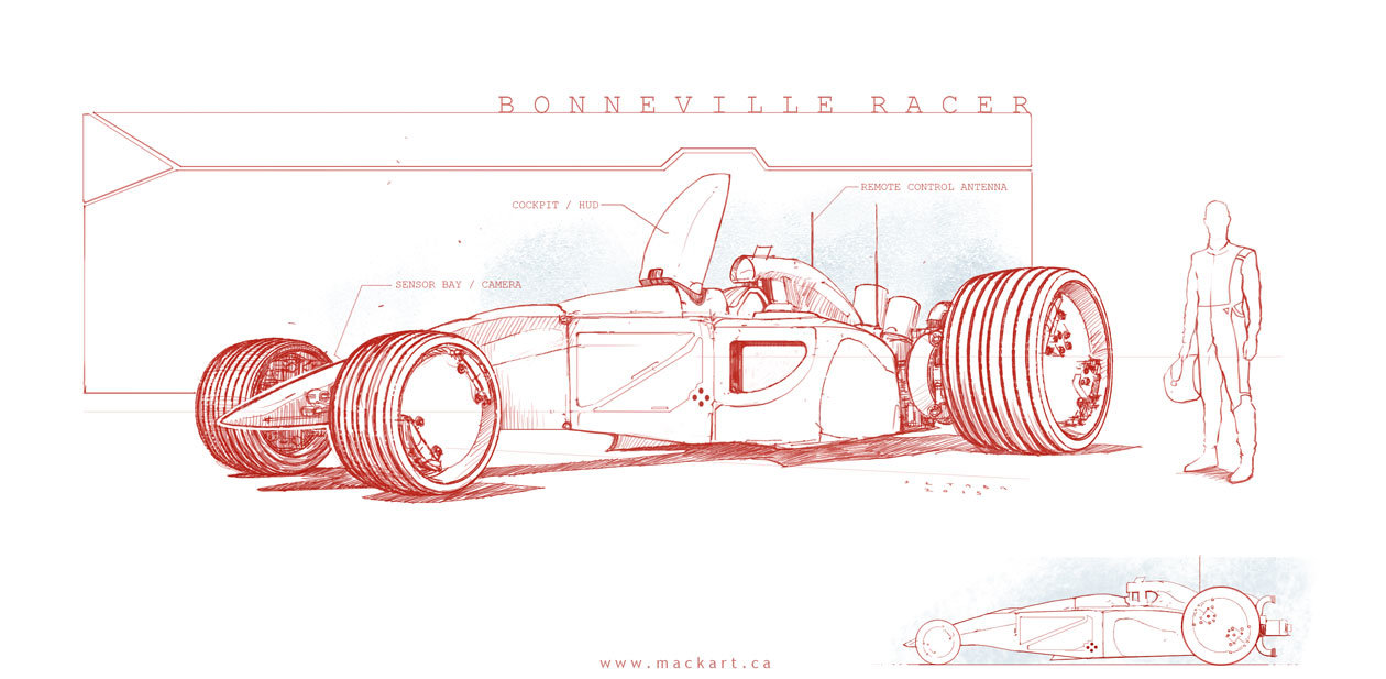 Bonneville Racer