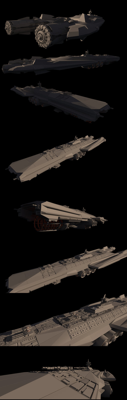 The Art of Glenn Clovis - Reaper Class BattleCruiser