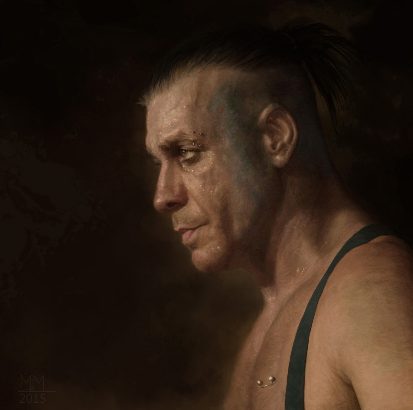 Artstation Portrait From My Favorite Vocalist Till Lindemann