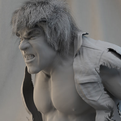 Rudy massar lou ferrigno hulk plinth