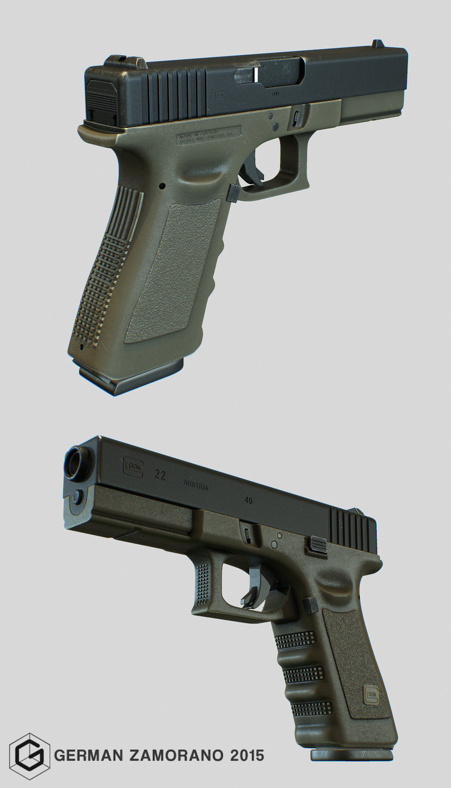 Germán Zamorano Glock_22