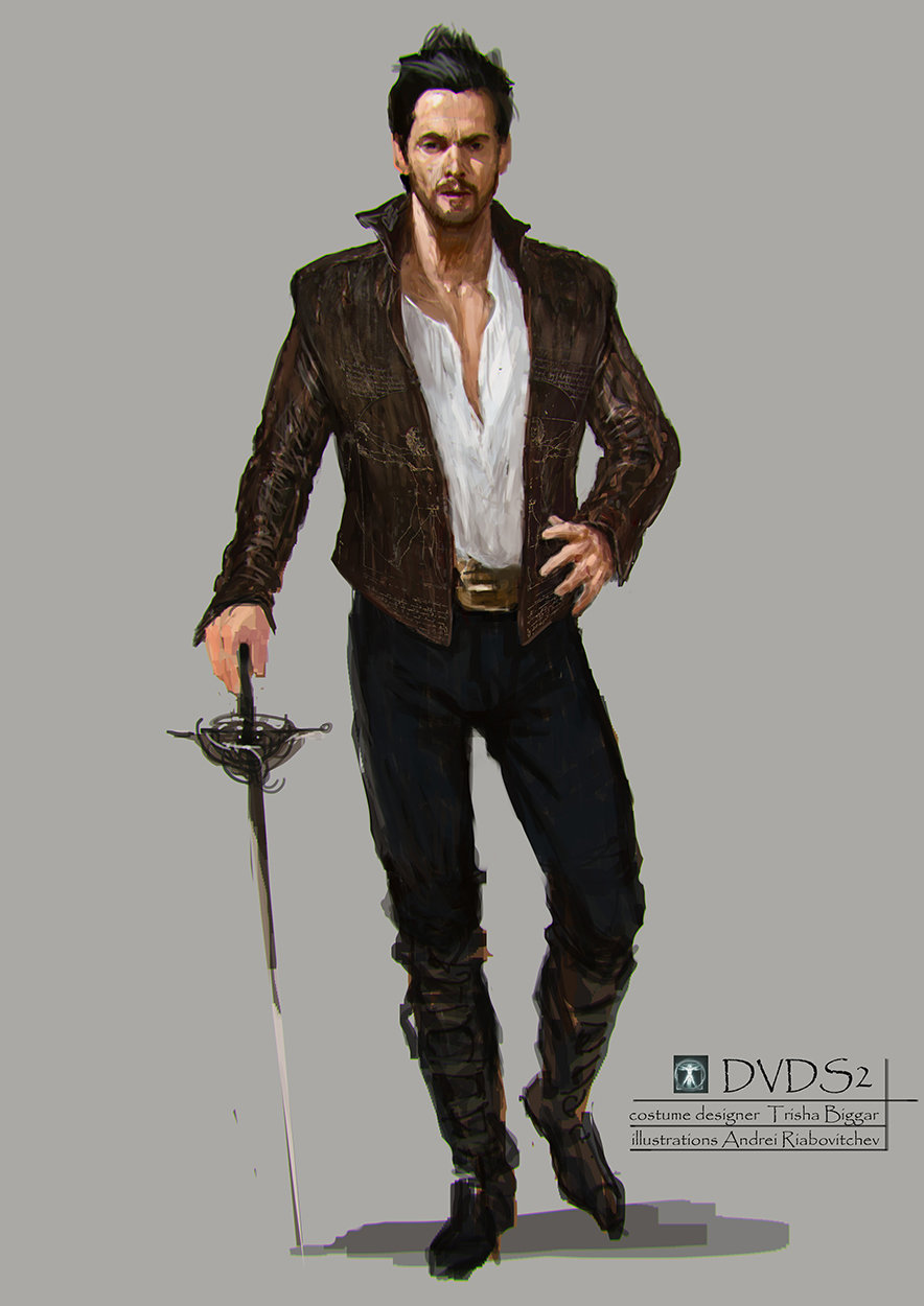 costume illustrations ,done for TV series Da Vinci's Demons season 2