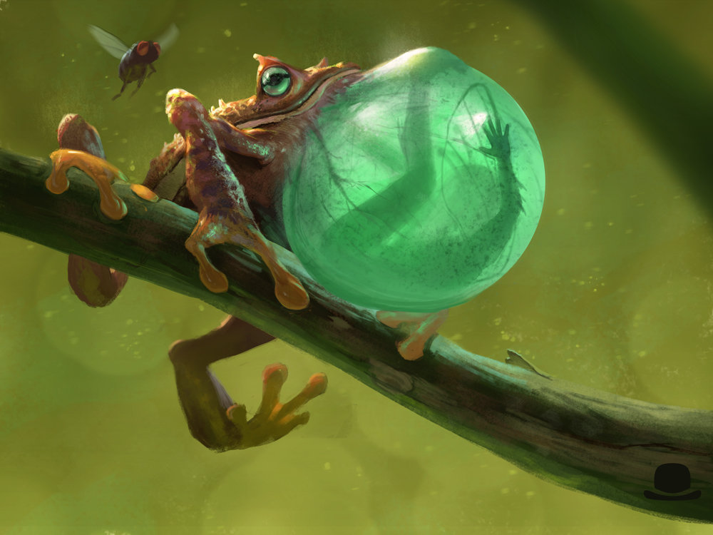 Frog Vore Telegraph