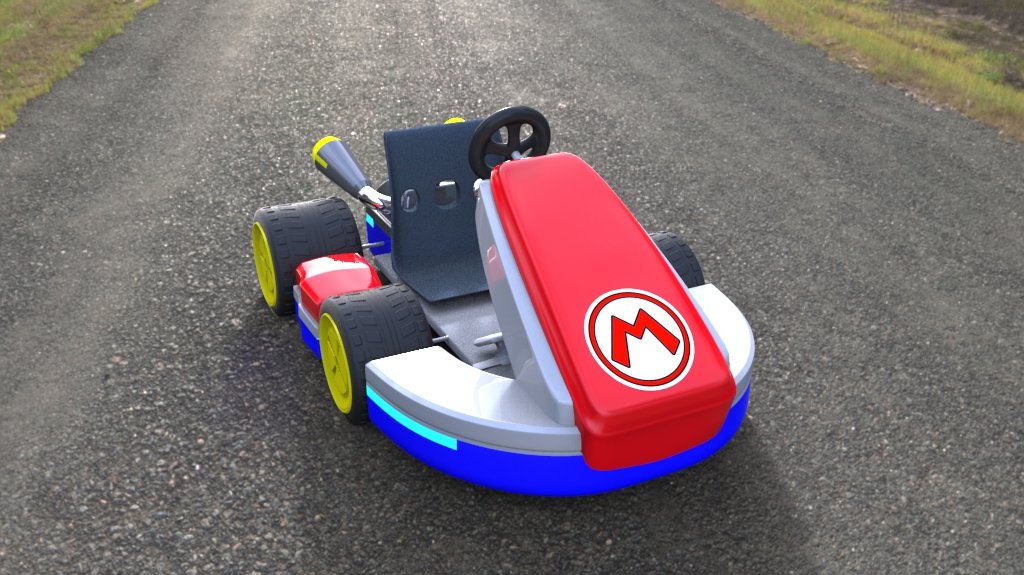 ArtStation - Mario Kart 3d Model