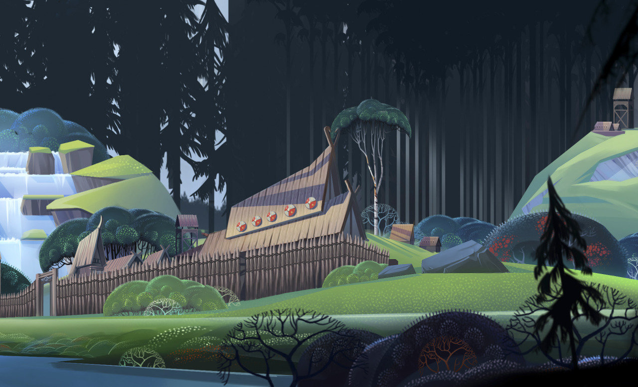 Artstation Art Test For Banner Saga Lekso Tiger