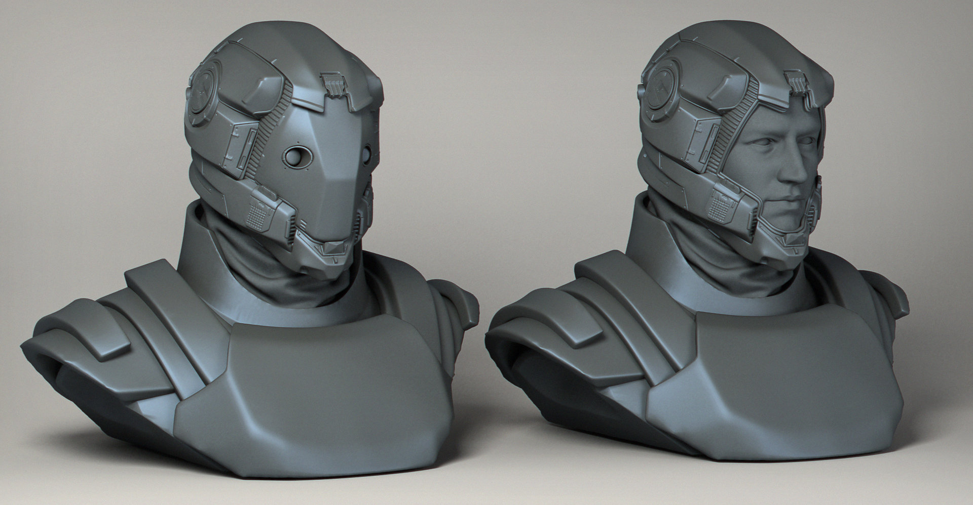 ArtStation - Random Sci-Fi Helmet