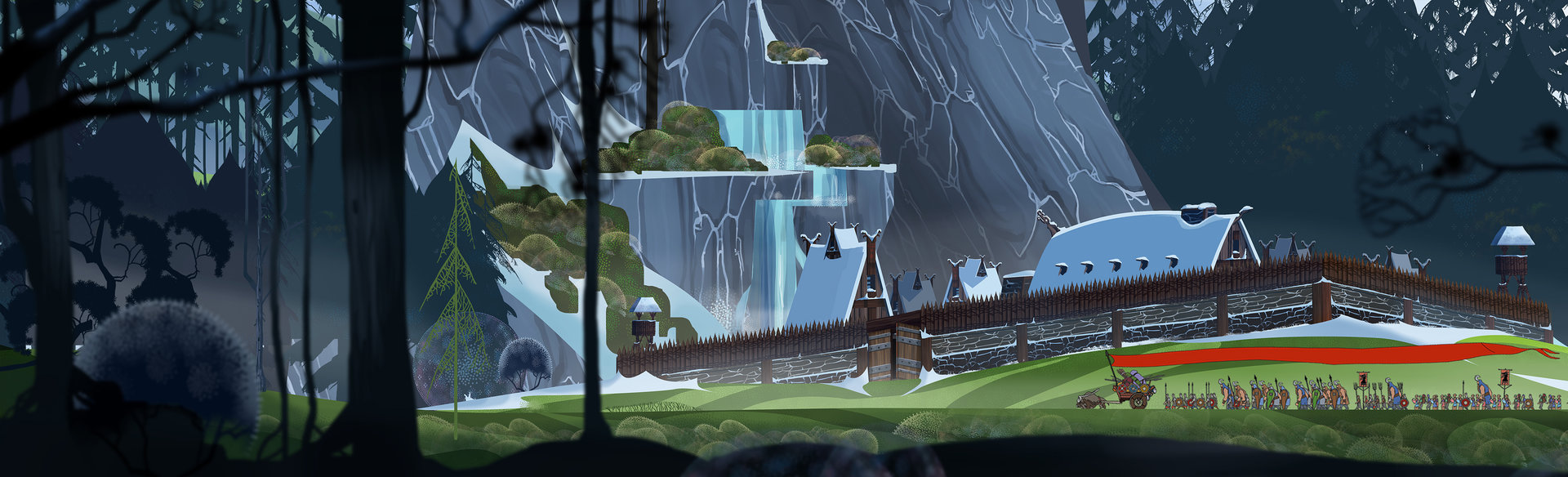Artstation The Banner Saga Art Test Submission Luis Cavaco