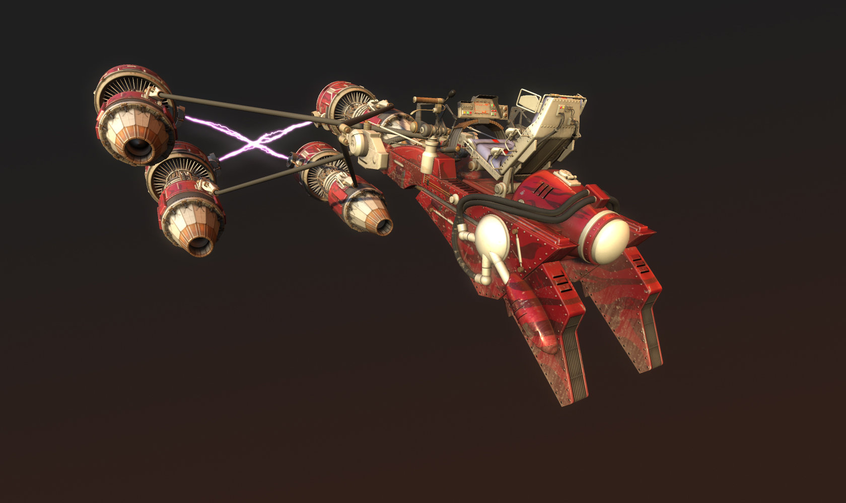 D K - Ben Quadinaros´Podracer WIP