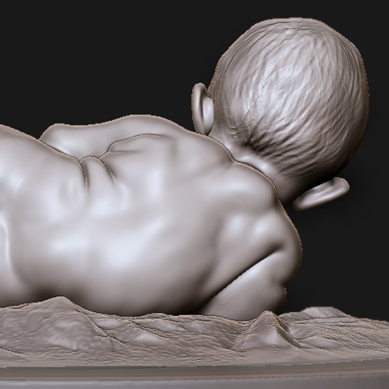 Baby sculpt.