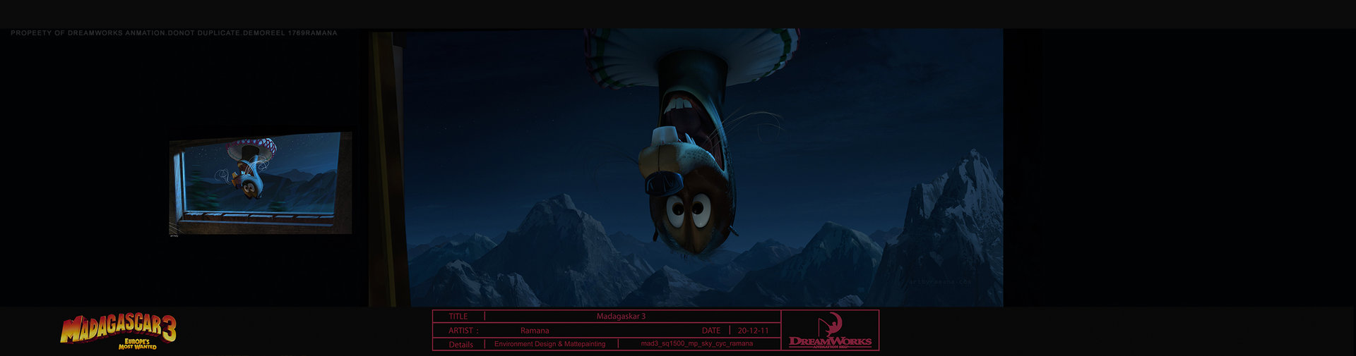 Artstation Madagascar 3 Matte Painting Enivironment Design