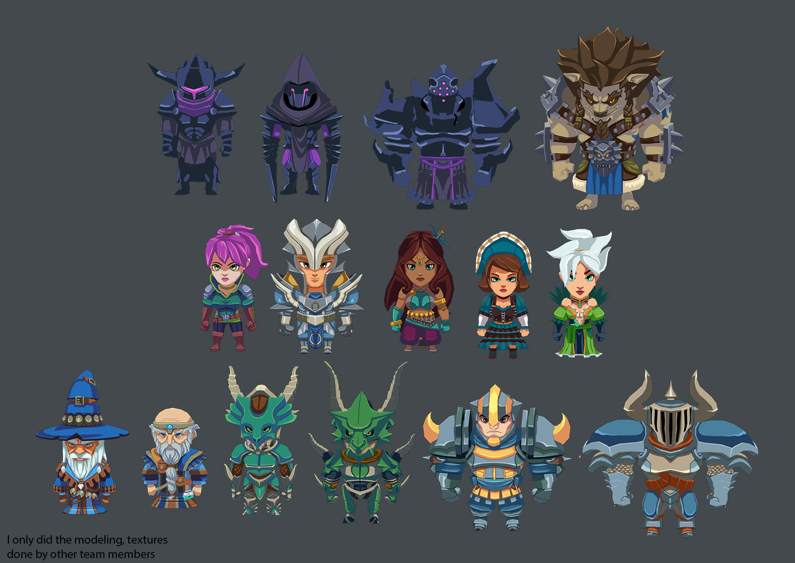 Lionheart: Tactics Characters