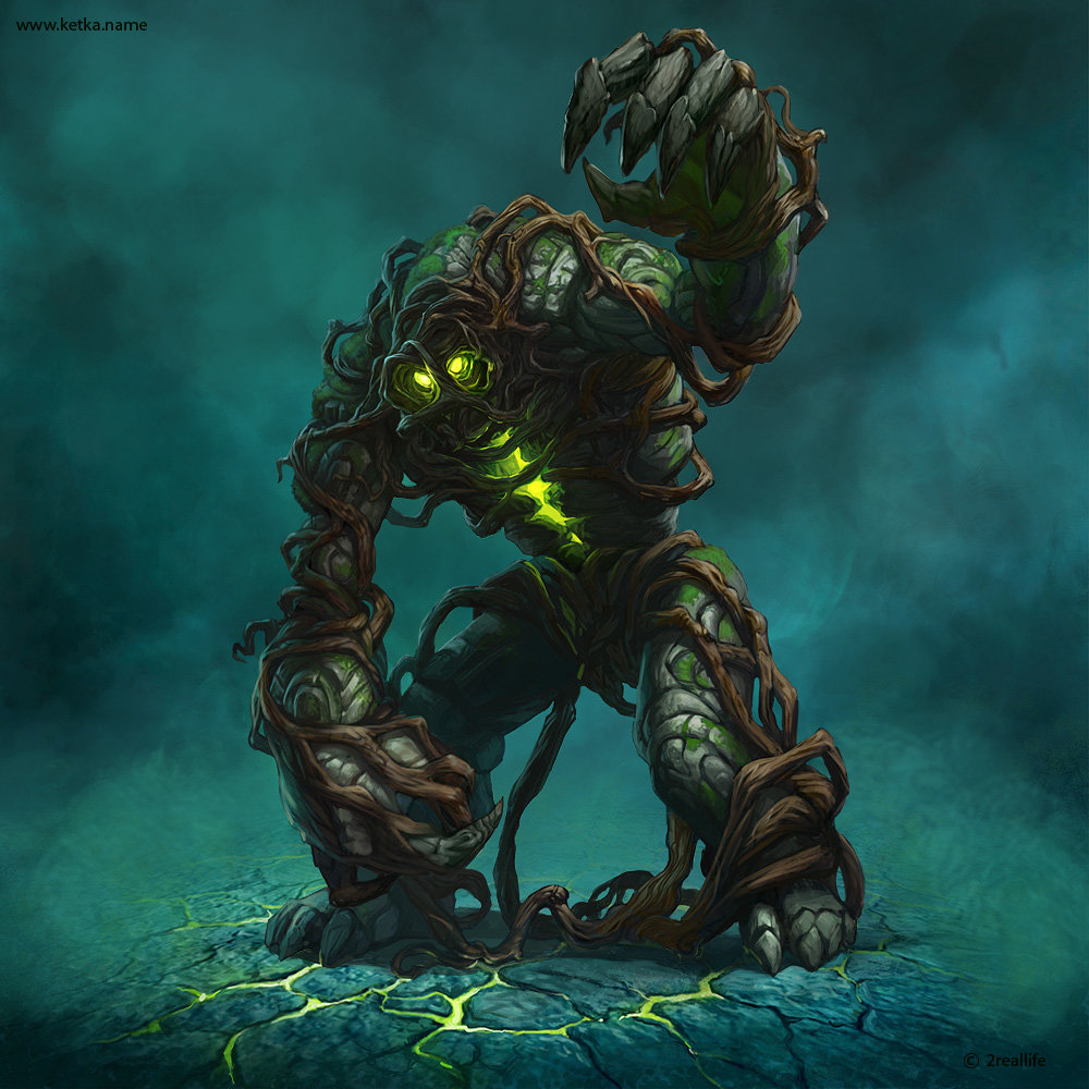 Artstation Golem Horrid Maria Trepalina