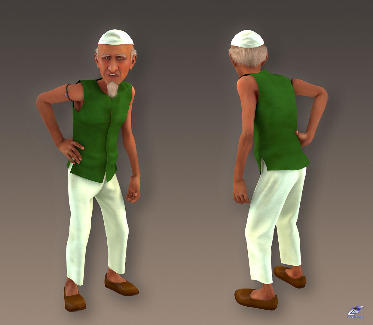 ArtStation Old Bengali horse cart driver