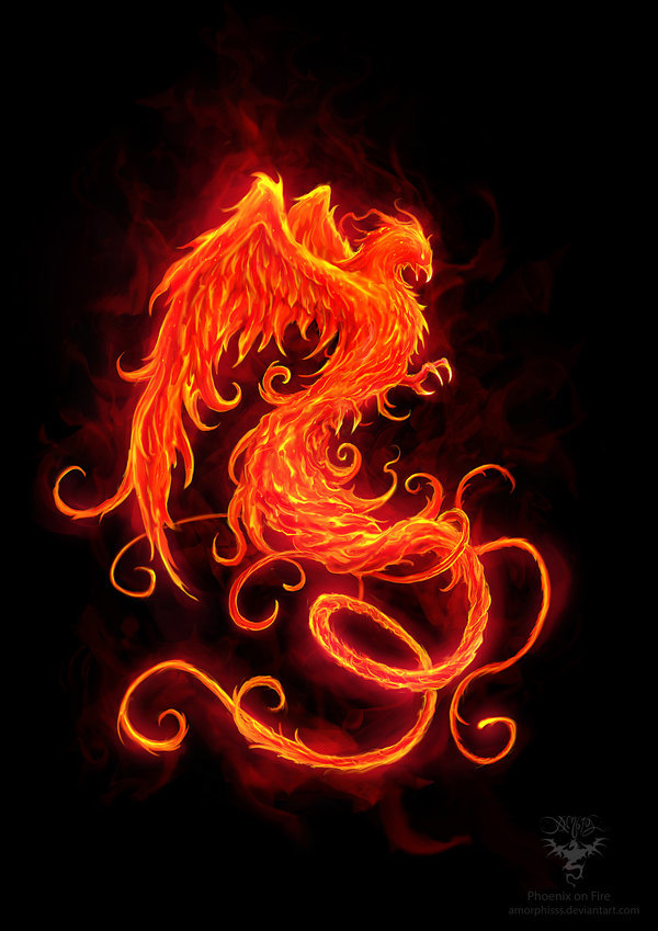 Artstation Phoenix On Fire Christos Karapanos