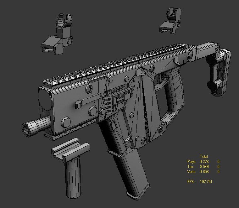 Kriss vector чертеж