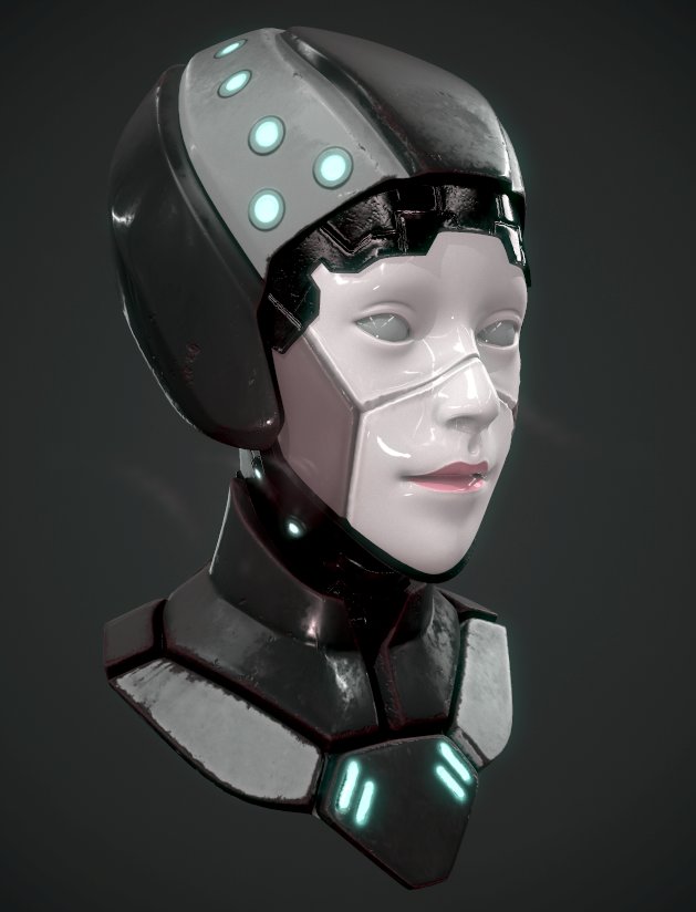 ArtStation - Mech Girl WIP