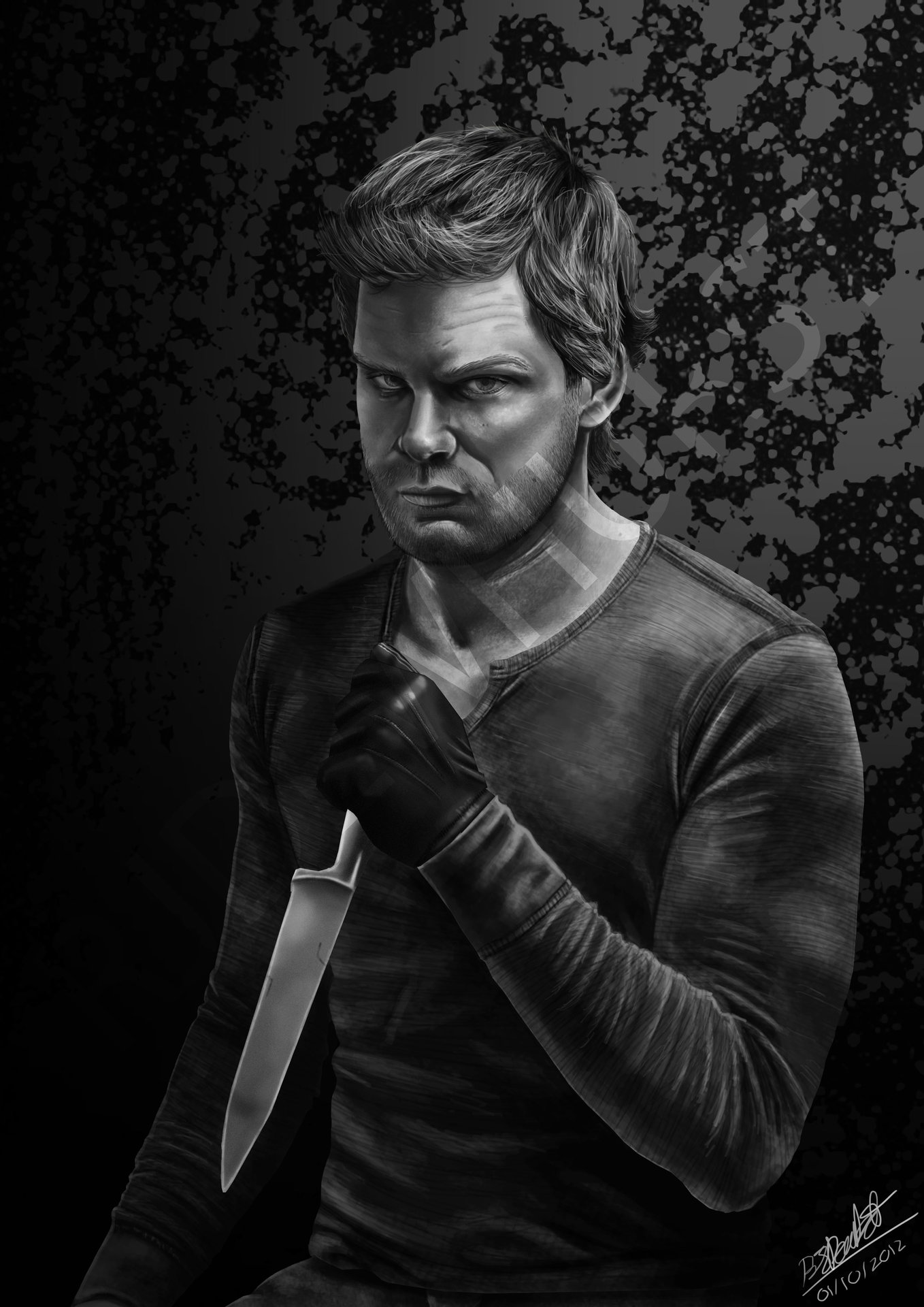 Artstation Dark Passenger Dexter Fanart Doejo Art