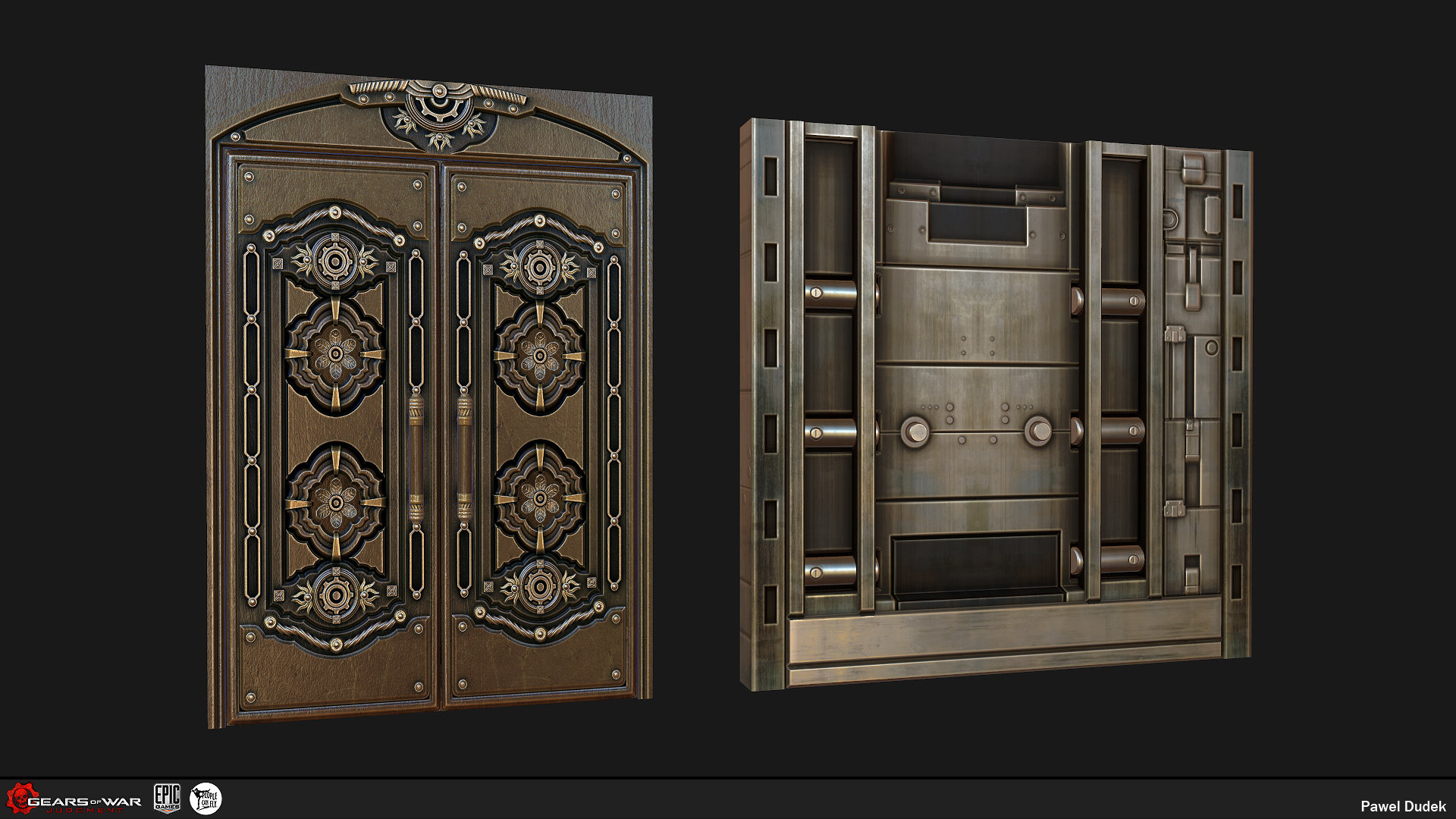 ArtStation - Gears of War: Judgment - Doors Assets