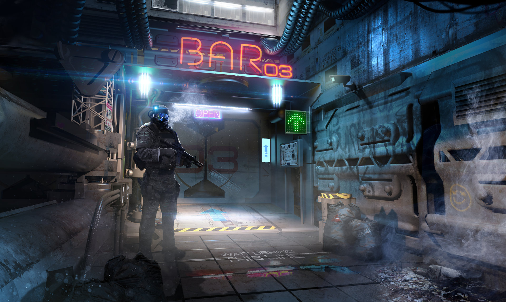 Artstation Alleyway Igor Sobolevsky