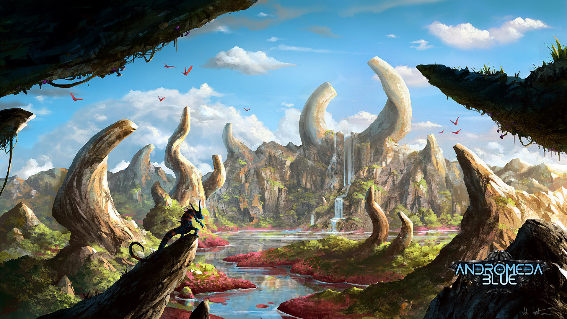 Artstation Andromeda Blue Veli Nystrom