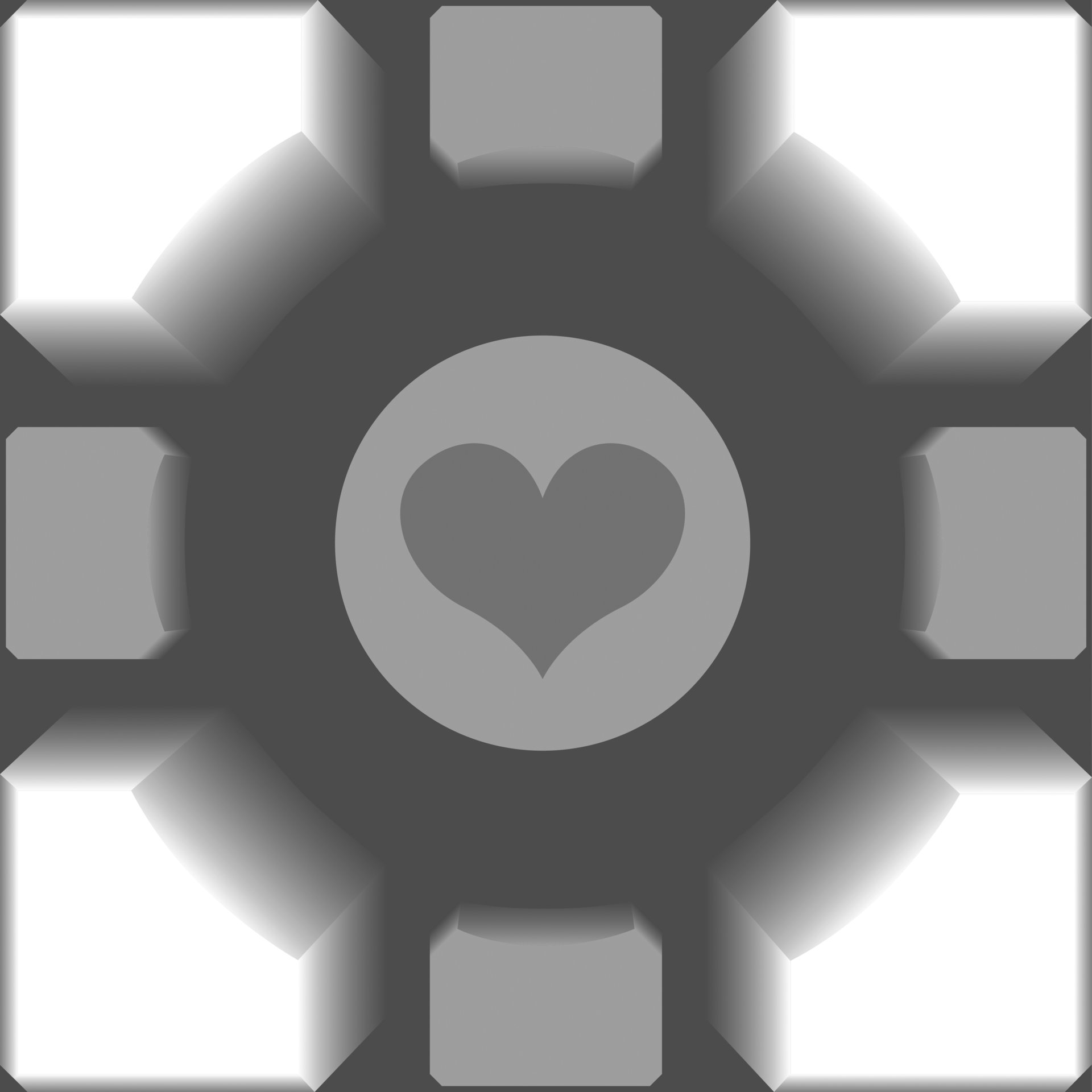 Artstation Companion Cube Family Jack Jederstrom Bergman