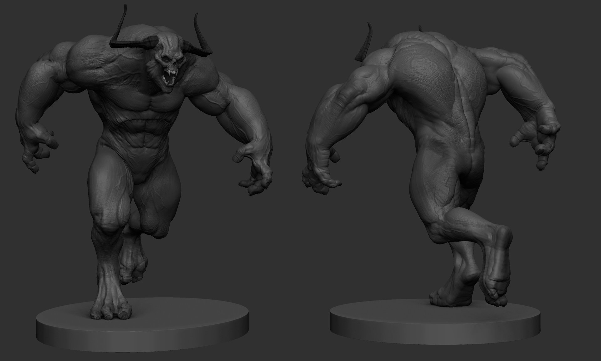 Infernal knight. Демон Инфернал.