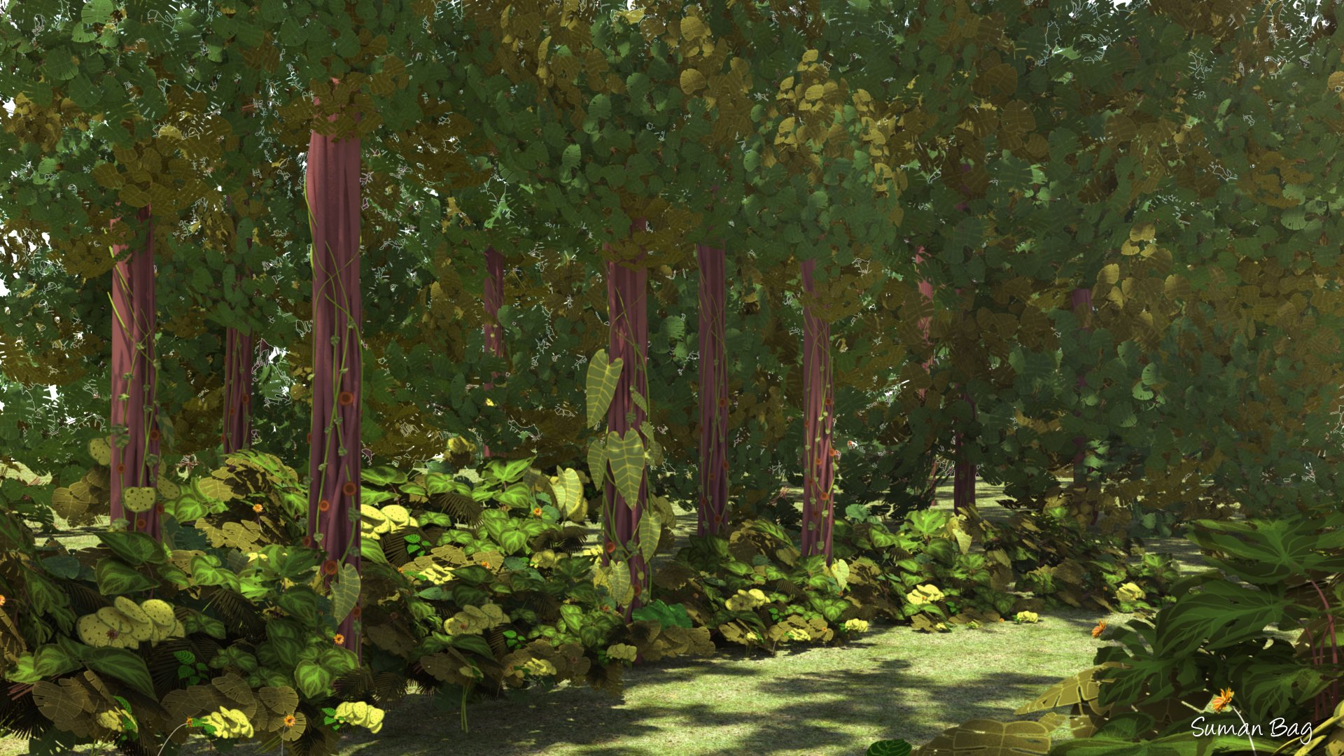 Artstation Environment Made Using Maya And Hand Painted Textures