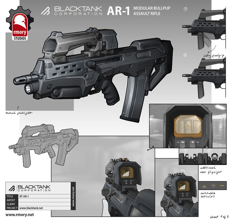 Blacktank AR-1 - rmory studios