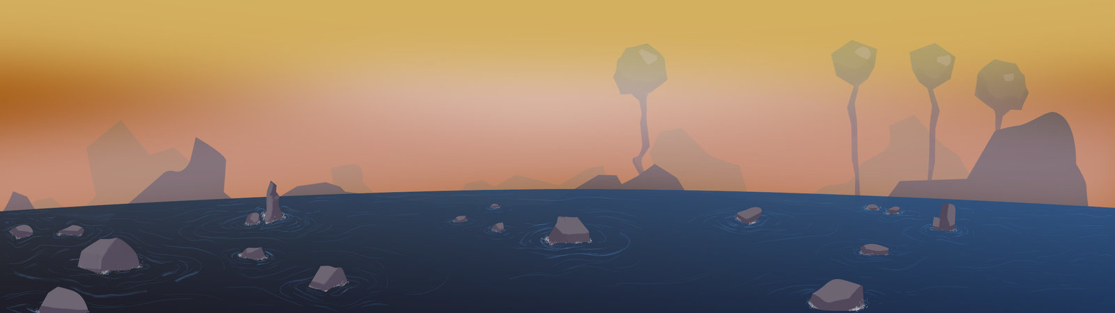 The matte painting for Hera's scene