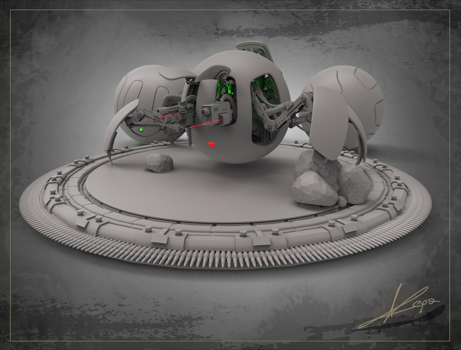 Konrad Rogowski RoboBall 3D Model