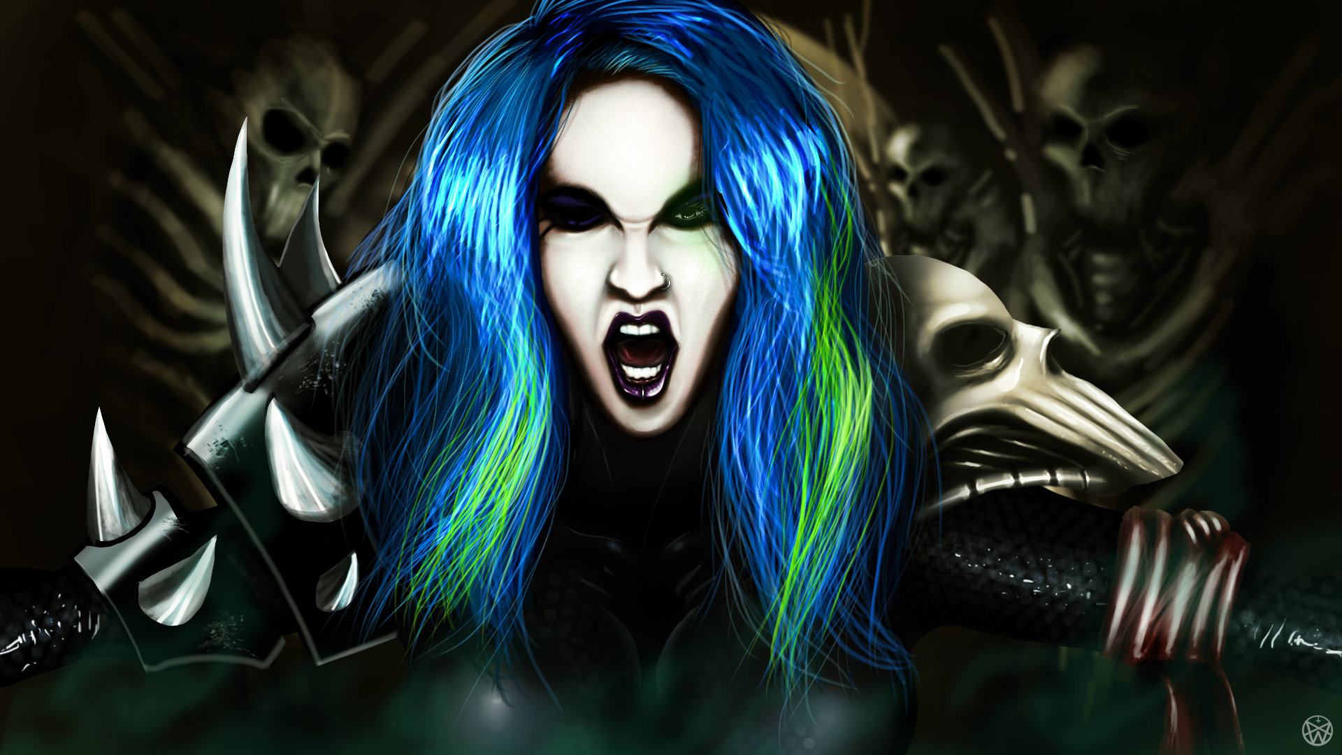 Artstation Alissa White Gluz Walter Quinde Hi dear heavy metal fans! artstation alissa white gluz walter