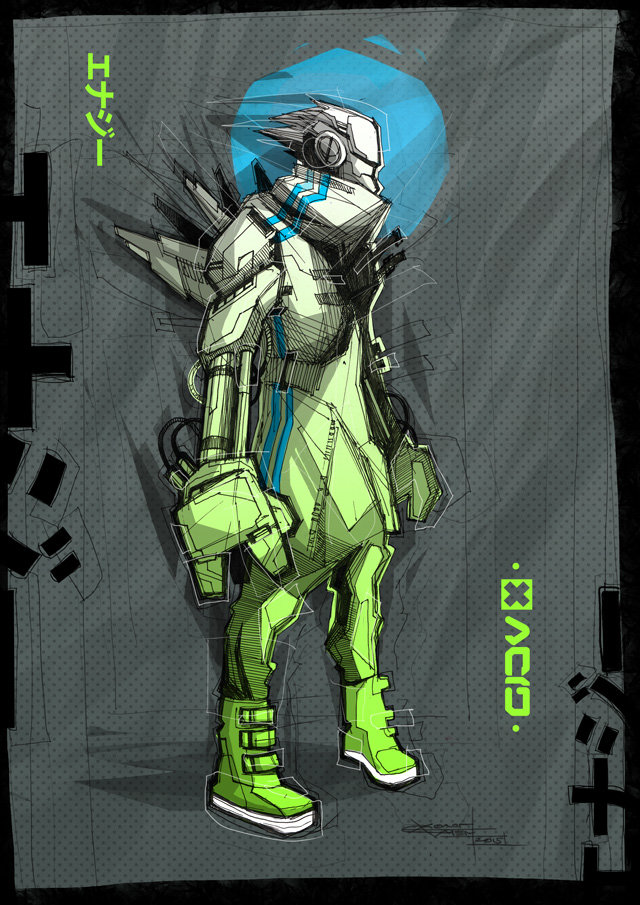 Artstation Robot Drawing Artem Solop