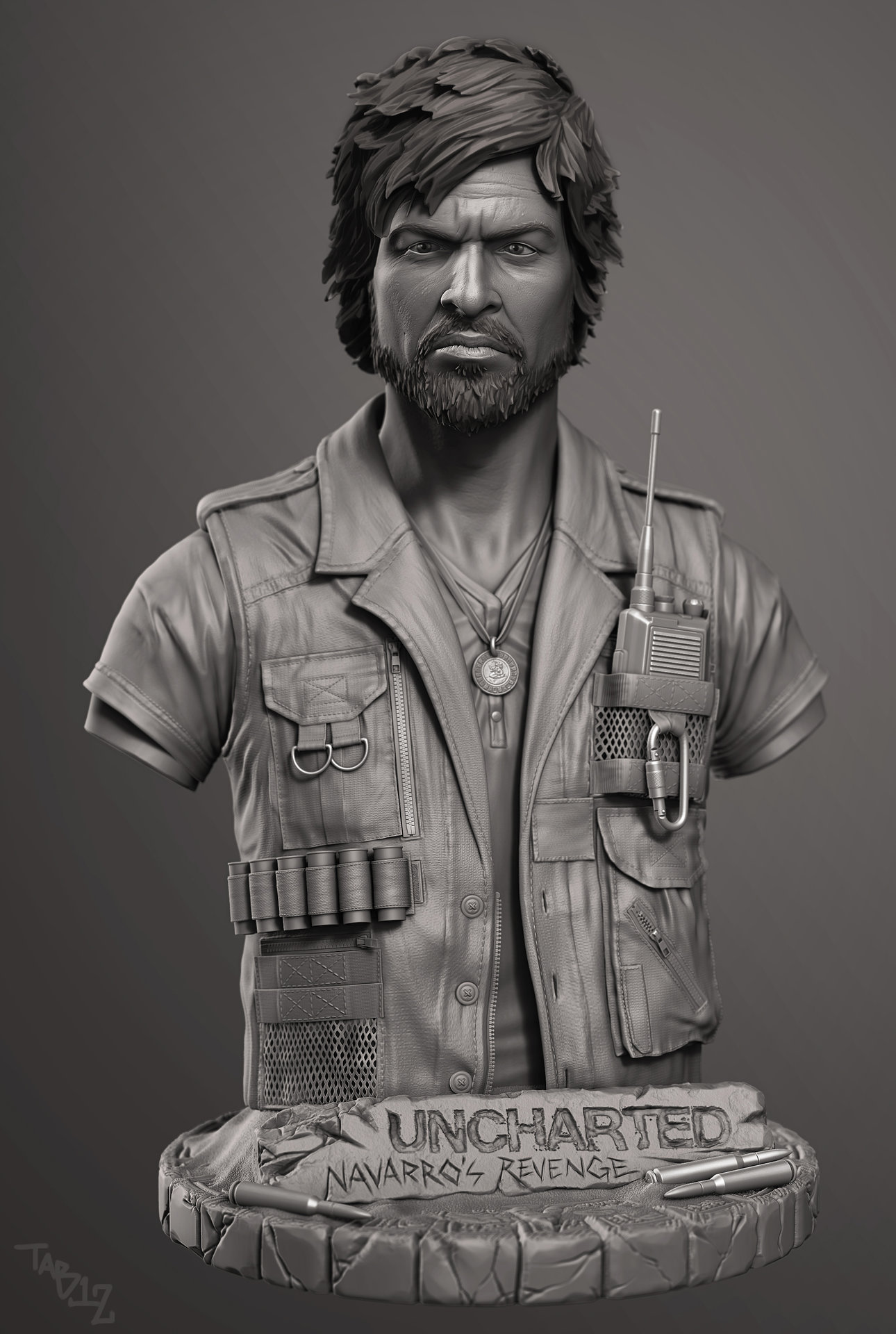My rendition of Atoq Navarro from Uncharted.