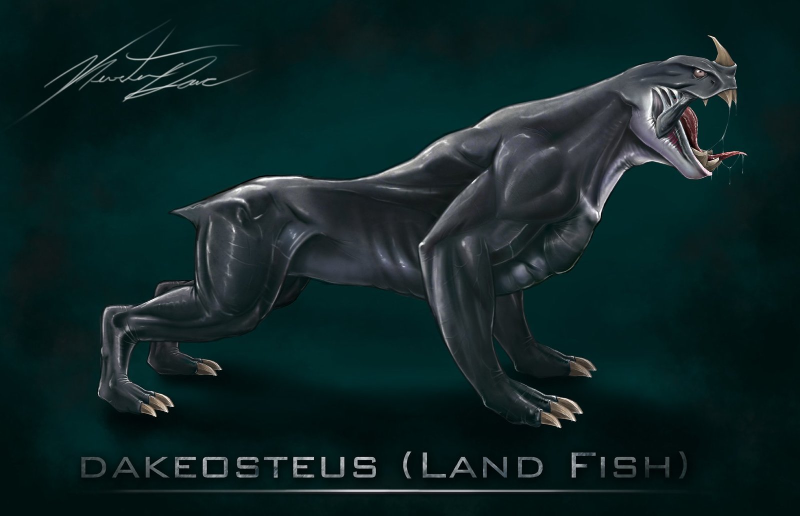 Dakeosteus (land Fish)