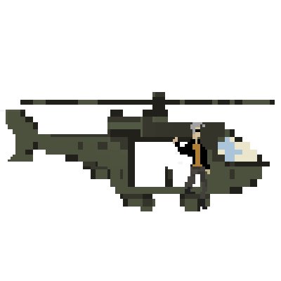 Helicopter Sprite Top Perspective