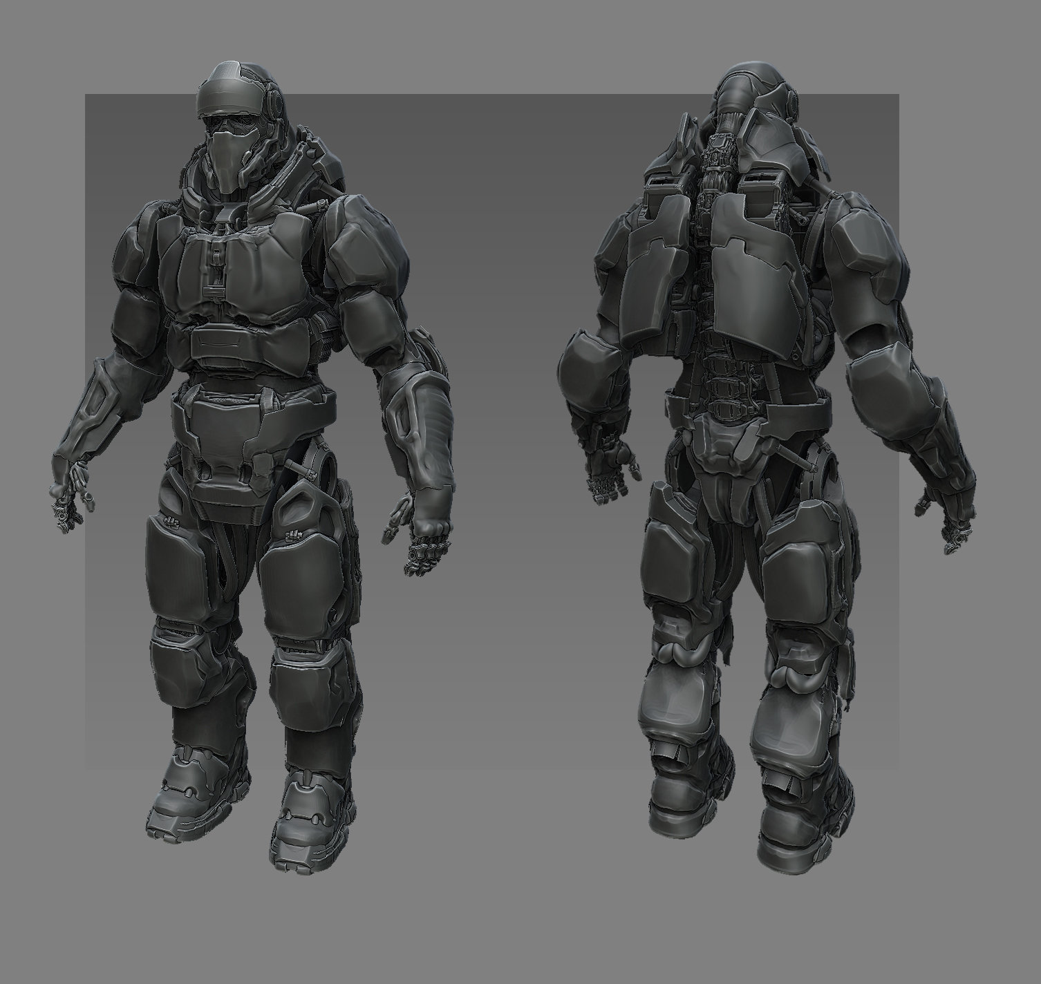 ArtStation Concept Assault Armor Set, Artster A