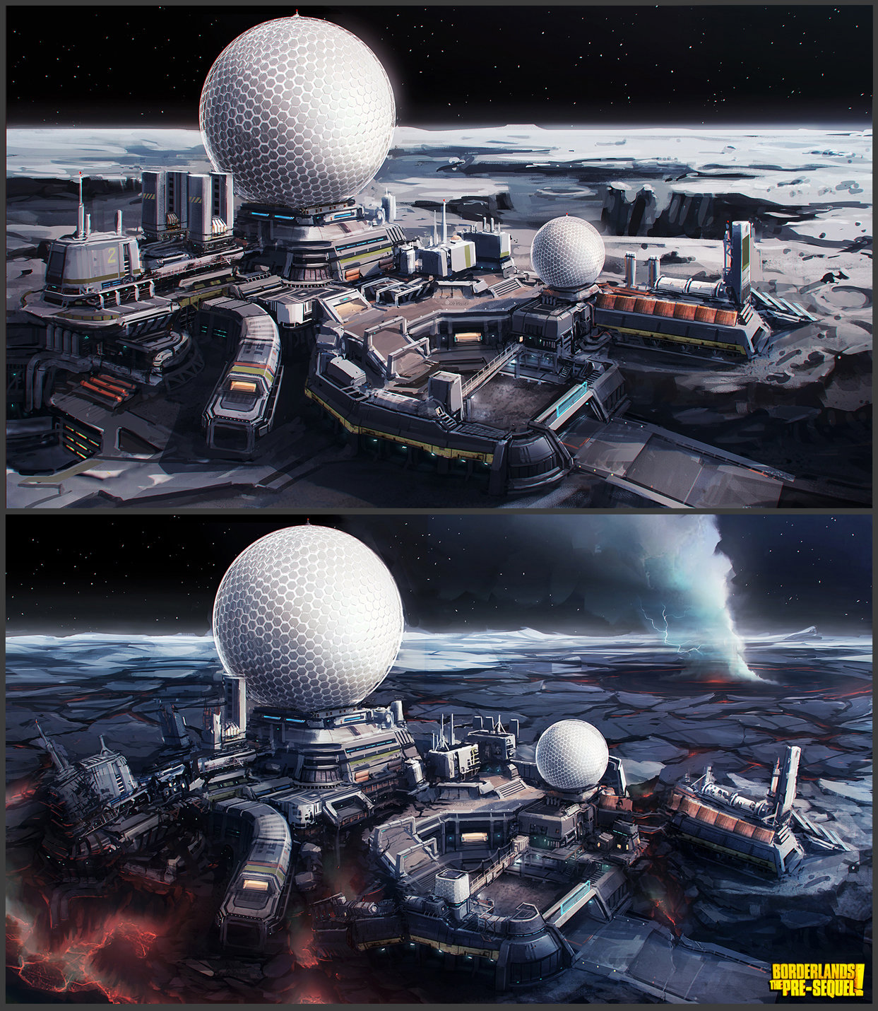 Artstation Moonhub Damage States Chris Chaproniere