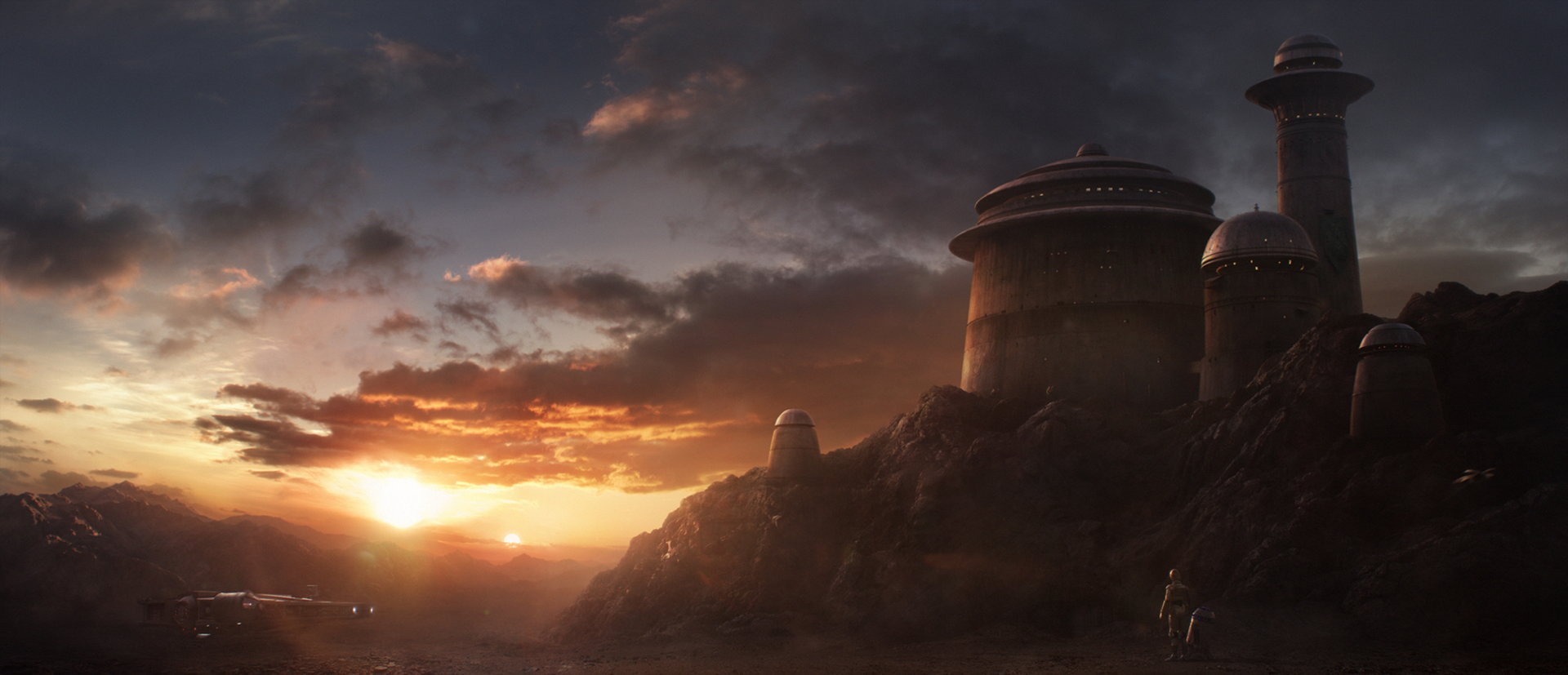 ArtStation - Jabba's Palace Matte Painting