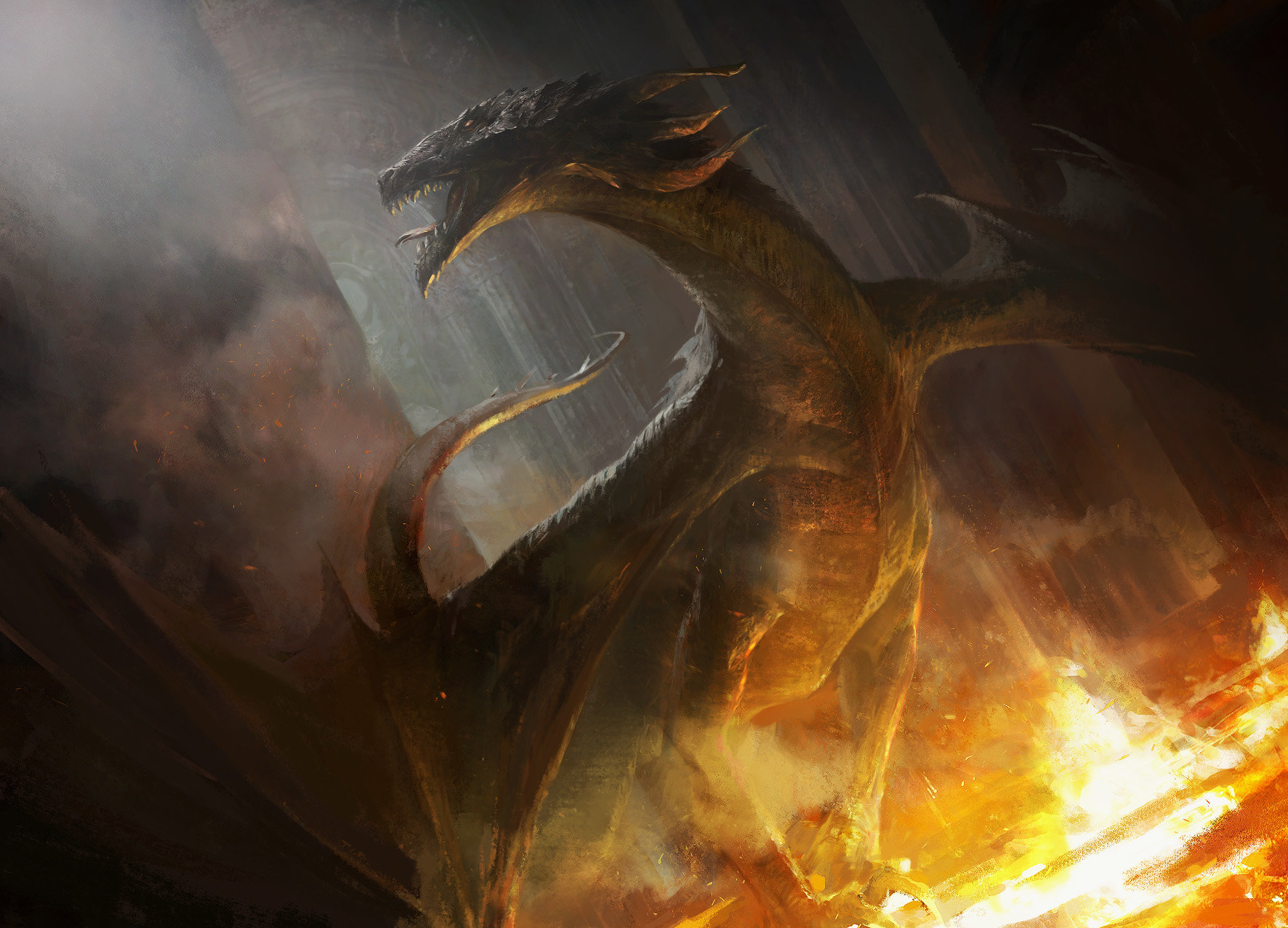 ArtStation - Flame Dragon (Dragon City)