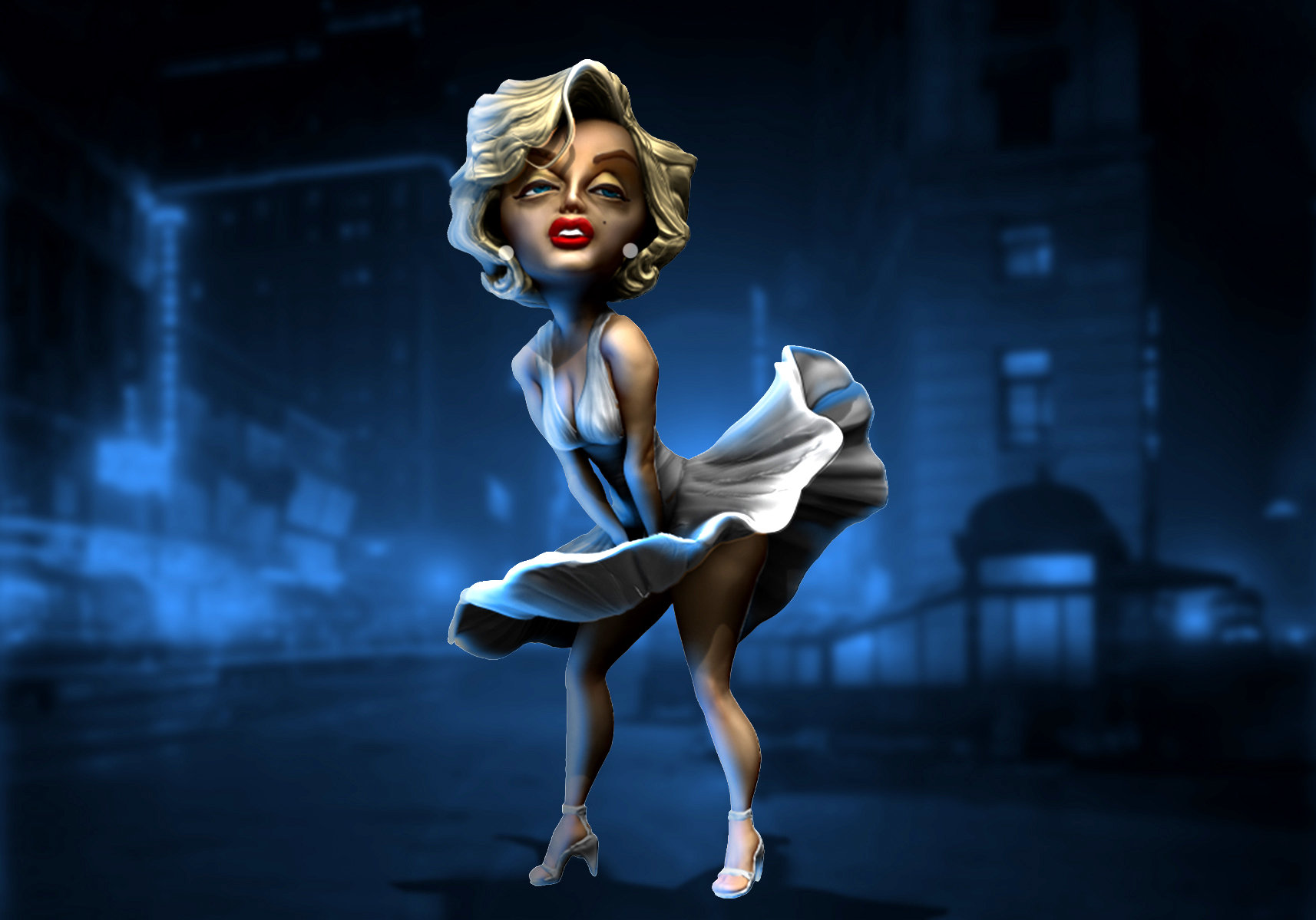 Bhavesh Panchal - Marilyn Monroe, image size:1714x1199